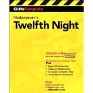 CliffsComplete Twelfth Night by Shakespeare, William; Stroffolino, Chris, 9780764585777