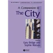 A Companion to the City by Bridge, Gary; Watson, Sophie, 9780631235781