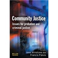 Community Justice by Jane Winstone, 9781843925781