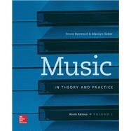 GEN CMB Music In Theory and Practice Volume 1 (Ninth Edition); Workbook by Benward, Bruce; Saker, Marilyn, 9781259675782