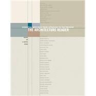 Architecture Reader Pa by Sykes,Krista, 9780807615805