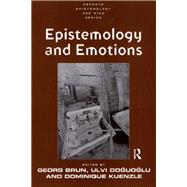 Epistemology and Emotions by Brun,Georg, 9781138245808