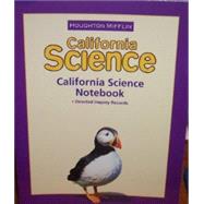 California Science Notebook Grade 3 by Houghton Mifflin, 9780618725816