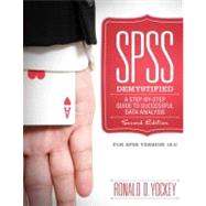 SPSS Demystified: A Simple Guide and Reference by Yockey; Ronald D, 9780205735822