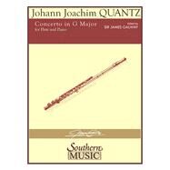 Concerto in G Major for Flute and Piano by Quantz, Johann Joachim; Galway, James, 9781581065824