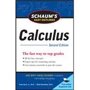 Schaum's Easy Outline of Calculus, Second Edition by Mendelson, Elliott; Ayres, Frank, 9780071745826