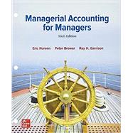 GEN COMBO LOOSE LEAF MANAGERIAL ACCOUNTING FOR MANAGERS; CONNECT ACCESS (Westmoreland) by Noreen, 9781265845827