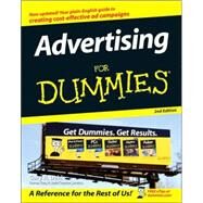 Advertising For Dummies by Dahl, Gary, 9780470045831