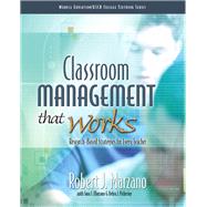 Classroom Management That Works : Research-Based Strategies for Every Teacher by Marzano, Robert J., 9780135035832