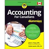 Accounting For Canadians For Dummies by Tracy, John A.; Laurin, Cecile, 9781119575832