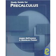 Precalculus by Defranza, James; Faires, J. Douglas, 9780534345839
