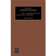 Research in Labor Economics by Robst; Polachek, 9780762305841