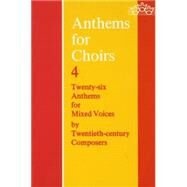 Anthems for Choirs 4 by Morris, Christopher, 9780193855847