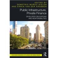 Public Infrastructure, Private Finance by Gielen, Demetrio Muoz; Van Der Krabben, Erwin, 9780815355854