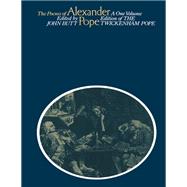 The Poems of Alexander Pope by Butt,John;Butt,John, 9781138175860