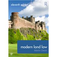 Modern Land Law by Dixon; Martin J., 9781138555860