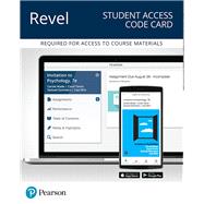 REVEL for Invitation to Psychology -- Access Card by Wade, Carole; Tavris, Carol; Sommers, Samuel R.; Shin, Lisa M., 9780134635880