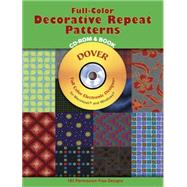 Full-Color Decorative Repeat Patterns CD-ROM and Book by Williams, Judy, 9780486995885