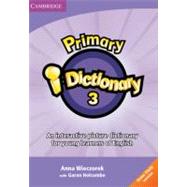 Primary i-Dictionary Level 3 DVD-ROM (Home user) by Anna Wieczorek , With Garan Holcombe, 9780521175890