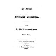 Handbuch Der Christlichen Sittenlehre by Ammon, Christoph Friedrich, 9781523355891