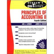 Schaum's Outline of Principles of Accounting II by Lerner, Joel; Cashin, James, 9780070375895