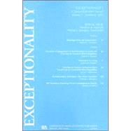 Transition To Adult Life: A Special Issue of exceptionality by Sitlington; Patricia L., 9780805895902