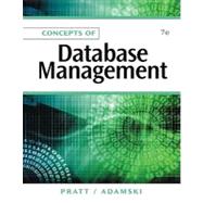 Concepts of Database Management by Pratt, Philip J.; Adamski, Joseph J., 9781111825911