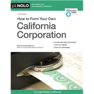 How to Form Your Own California Corporation by Mancuso, Anthony, 9781413325911