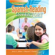 Spanish Reading Inventory by JOHNS, JERRY, 9780757575914
