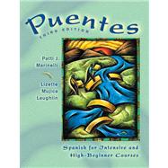 Puentes Spanish for Intensive and High-Beginner Courses (with Audio CD) by Marinelli, Patti J.; Mujica-Laughlin, Lizette, 9780838425916