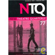 New Theatre Quarterly 77 by Edited by Simon Trussler , Clive Barker, 9780521535922