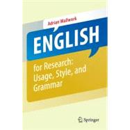 English for Research by Wallwork, Adrian, 9781461415923