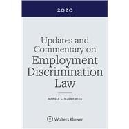 Updates and Commentary on Employment Discrimination Law 2020 by Mccormick, Marcia, 9781543815924