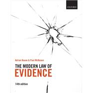 The Modern Law of Evidence by Keane, Adrian; McKeown, Paul, 9780192855930