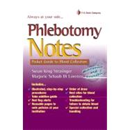 Phlebotomy Notes: Pocket Guide to Blood Collection by Strasinger, Susan King; Di Lorenzo, Marjorie Schaub, 9780803625945