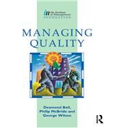 Managing Quality by Bell,Des, 9781138155947