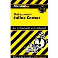 CliffsNotes on Shakespeare's Julius Caesar by Perry, Martha; Vickers, James E., 9780764585951
