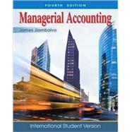 Managerial Accounting by Jiambalvo, James, 9780470505953