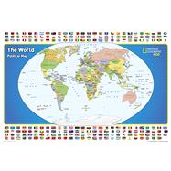 National Geographic the World for Kids Map by National Geographic Maps - Reference, 9781597755955