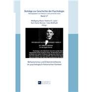 Behaviorismus Und Erkenntnistheorie Im Psychologisch-historischen Kontext by Mack, Wolfgang; Lck, Helmut E.; Renner, Karl-heinz; Wolfradt, Uwe, 9783631655955