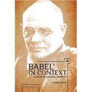 Babel' in Context by Sicher, Efraim, 9781936235957
