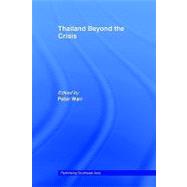 Thailand Beyond the Crisis by Warr,Peter, 9780415405959