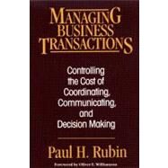 Managing Business Transactions by Rubin, Paul H., 9780029275962
