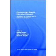 Contemporary Special Education Research: Syntheses of the Knowledge Base on Critical Instructional Issues by Gersten, Russell; Schiller, Ellen P.; Vaughn, Sharon R., 9781410605962