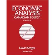 Economic Analysis & Canadian Policy by David Stager, 9780409805963