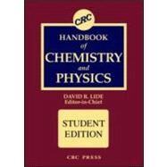 CRC Handbook of Chemistry and Physics, Student Edition by Haynes; William M., 9780849305979