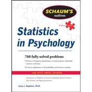 Schaum's Outline of Statistics in Psychology by Stephens, Larry, 9780071545990