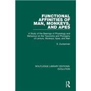 Functional Affinities of Man, Monkeys, and Apes by Zuckerman, S., 9780367265991
