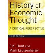 History of Economic Thought, 3rd Edition: A Critical Perspective by Hunt,E. K., 9780765625991