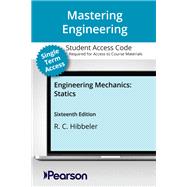 Mastering Engineering with Pearson eText Access Code for Engineering Mechanics by Hibbeler, Russell C., 9780135425992